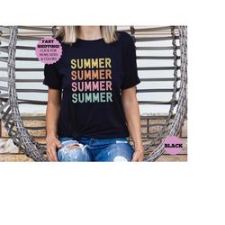 retro summer shirt, cute summer shirt, hello summer shirt, vacation shirt, summer gift shirt, vacay mode tee, summer lov