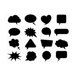 speech bubble svg bundle thought bubble svg speech bubble clip art word bubble svg text bubbles frame svg speech bubble