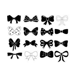 bow svg bundle bow tie svg bow vector bow svg for cricut bow clipart bow cut file bow png digital download