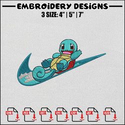squirtle embroidery design, pokemon embroidery, anime design, embroidery file, embroidery shirt, digital download