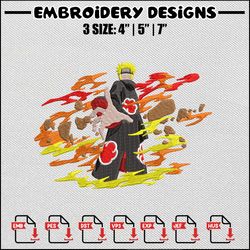 akaisuki embroidery design, naruto embroidery, anime design, embroidery file, embroidery shirt, digital download