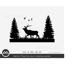 deer hunting svg  nature clipart - deer hunting, hunting clipart, hunting svg, deer hunter svg for lovers