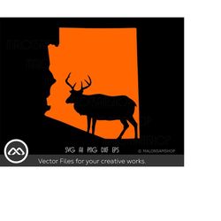 deer hunting svg arizona map - deer hunt svg, hunting clipart, hunting svg for lovers