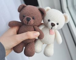 frankie the teddy bear - crochet pdf pattern (english)