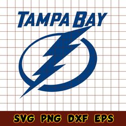 tampa bay lightning team logo svg, tampa bay lightning svg, nhl svg, hockey team svg, sport svg, instant download