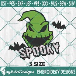 spooky oogie boogie embroidery designs, before nightmare embroidery designs, halloween embroidery designs, oogie boogie