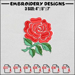 red rose embroidery design, flower embroidery, flower design, embroidery shirt, embroidery file, digital download