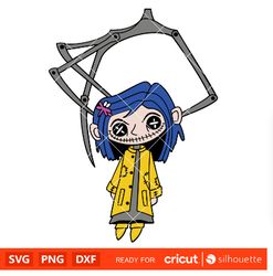 coraline-svg-coraline-button-eyes-svg-halloween-svg-horror-movie-svg cricut-silhouette vector cut file