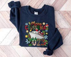 christmas cruisin' crew 2023 shirt, christmas cruise shirt, family christmas cruise shirt, group christmas cruise shirt,