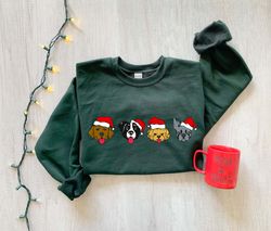 christmas dog sweatshirt, dog owner christmas gift, dog christmas sweatshirt, christmas sweater, holiday sweater, christ