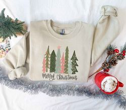 christmas sweatshirt, christmas sweater, christmas crewneck, christmas tree sweatshirt, holiday sweaters for women, wint