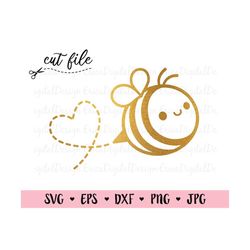 bee svg cut file cute bumble bee kawaii honeybee tumbler design spring animal silhouette cricut vinyl decal baby bodysui