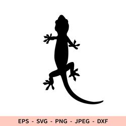 lizard svg reptile dxf file for cricut animal chameleon silhouette gecko png cut file cute salamander