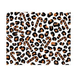 leopard candy cane svg, leopard christmas candy svg, leopard print, swirl candy. cut file cricut, silhouette, png pdf ep
