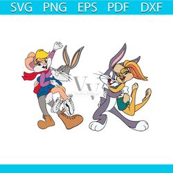 Bugs bunny and lola bunny svg, Cartoon Svg, Bundle Svg, Bunny Svg, Rabbit Svg, Meme Svg, Trending Svg, Cute Svg, Adorabl