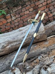 peter diamon toledo salamanca hand forged highlander sword with scabbard