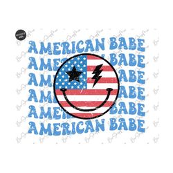 american babe png, 4th of july png, retro png, american patriotic png, usa png, america png, sublimation design download