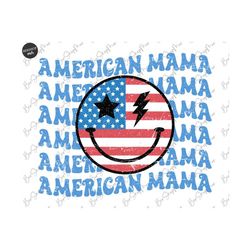 american mama png, 4th of july png, retro png, american patriotic png, usa png, america png, sublimation design download