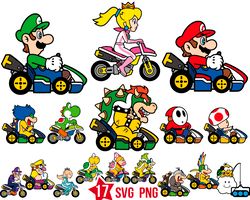 super mario svg, mario kart svg, super mario svg png