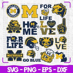 michgan bundles, michgan svg, ncaa football svg, ncaa team, ncaa bundles, ncaa bundle svg, svg ncaa