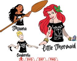 disney punk princess svg, goth princess svg, goth svg, punk svg, punk princess svg, princess svg