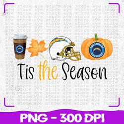 tis the season los angeles chargers png, los angeles chargers png, nfl teams png, nfl png, png, instant download