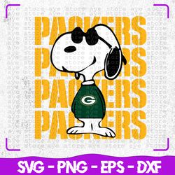 green bay packers snoopy nfl svg, green bay packers, green bay svg, green bay snoopy svg, packers svg, packers snoopy