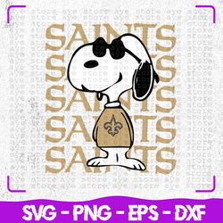 new orleans saints snoopy nfl svg, new orleans saints, new orleans svg, new orleans snoopy svg, saints svg