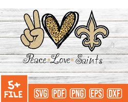 new orleans saints svg , peace love  nfl svg, team nfl svg 23