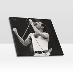 Freddie Mercury Frame Canvas Print, Wall Art Home Decor