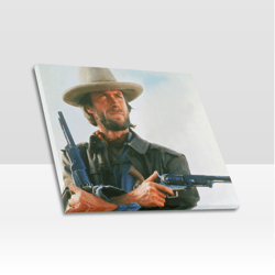 Clint Eastwood Frame Canvas Print, Wall Art Home Decor