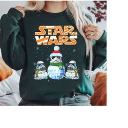 Star Wars Christmas Gingerbread Shirt, Darth Vader Stormtrooper Boba Fett Shirt,Funny Star Wars Christmas T-shirt, Chris