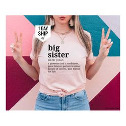 big sister shirt , big sister t-shirt , pregnancy announcement , big sister announcement