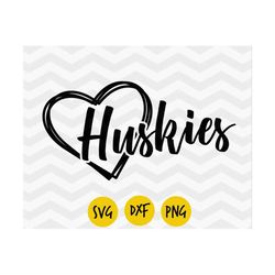 Huskies Svg, Huskies Heart Svg, Huskies Pride, I Love Huskies, Forest Life, Petlover, Digital Vector, Instant Download