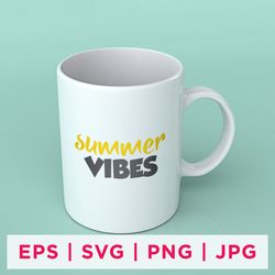 summer vibes summer sticker design