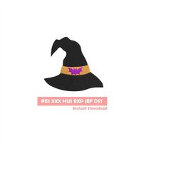 magic hat embroidery design, embroidery file, machine embroidery design, embroidery pattern file, magic hat, halloween,