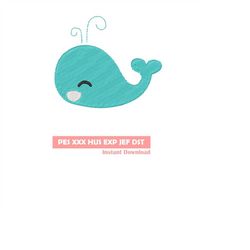 whale embroidery design, embroidery file, machine embroidery design, embroidery pattern file,  sea life, whales, whale,