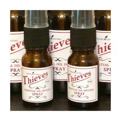 young living thieves spray mini label for 15ml bottles /instant digital download
