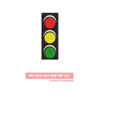 traffic light embroidery design, embroidery file, machine embroidery design, traffic lights, road traffic