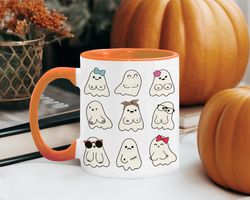funny halloween coffee mug, ghost mug, halloween mug, boob mug, spooky mug, spooky season mug, fall mug cups, fall gifts