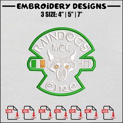 raindogs embroidery design, logo embroidery, logo design, embroidery file, embroidery shirt, digital download