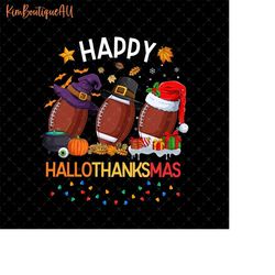 happy hallothanksmas png, football hallothanksmas png, halloween football png, football mom thanksgiving png, christmas