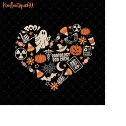 spooky rad tech halloween png, rad tech love heart png, radiologic technologist halloween png, spooky radiology technici