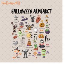 Halloween Alphabet Png, Halloween Alphabet Sweatshirt Png, Kids Halloween Svg Alphabets, Halloween Alphabet Doodie Boys,