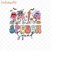 speech squad png, retro speech squad halloween png, speech therapy png, occupational therapy png, physical therapy png,