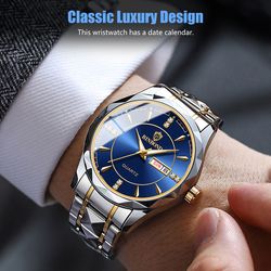 luminous classic business men's watch