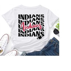 indians svg, stacked indians svg,team mascot,school team svg, school spirit svg,american football svg, sport mama svg, c