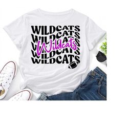 wildcats svg, stacked wildcats svg,team mascot,school team svg, school spirit svg,american football svg, sport mama svg,