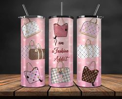 logo fashion tumbler png ,famous logo wrap, fashion brand tumbler wrap 103