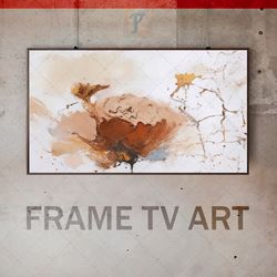 samsung frame tv art digital download, frame tv art abstraction, frame tv art modern, frame tv art painting, flower oil